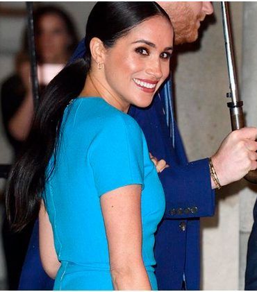 Megan Markle reaparece con un vestido muy criticado