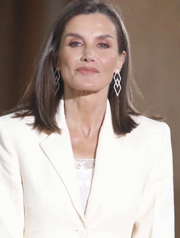 La Reina Leticia vestida de Victoria Beckham