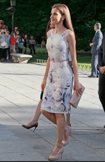 La Reina Leticia Vuelve a Repetir Vestido